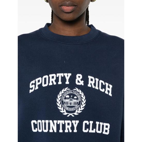 26FW 스포티앤리치 니트웨어 ST09876218BL DNAVY BLUE - SPORTY & RICH