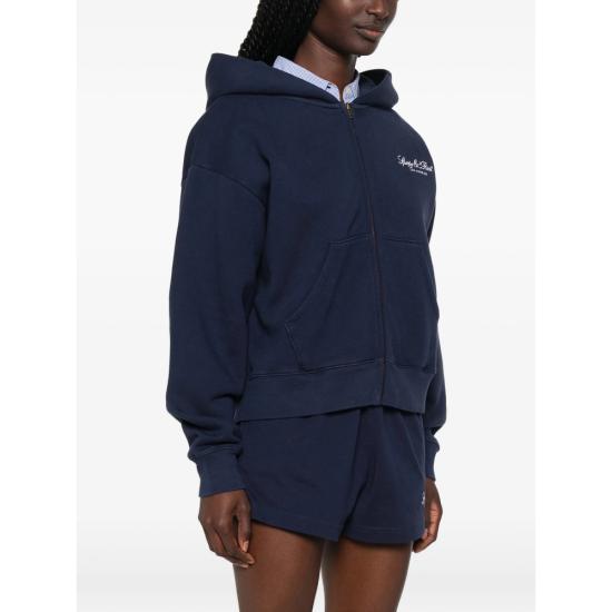 26FW 스포티앤리치 후드 티셔츠 ST09476269BL DNAVY BLUE - SPORTY & RICH