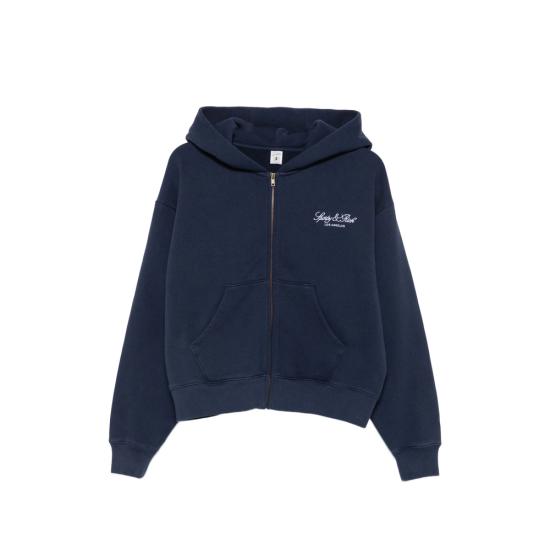 26FW 스포티앤리치 후드 티셔츠 ST09476269BL DNAVY BLUE
