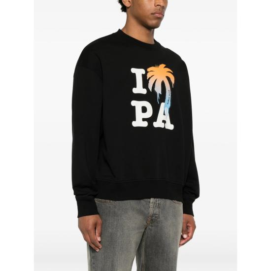 26SS 팜앤젤스 니트웨어 PMBA08HS26 FLE006 1001 BLACK - PALM ANGELS