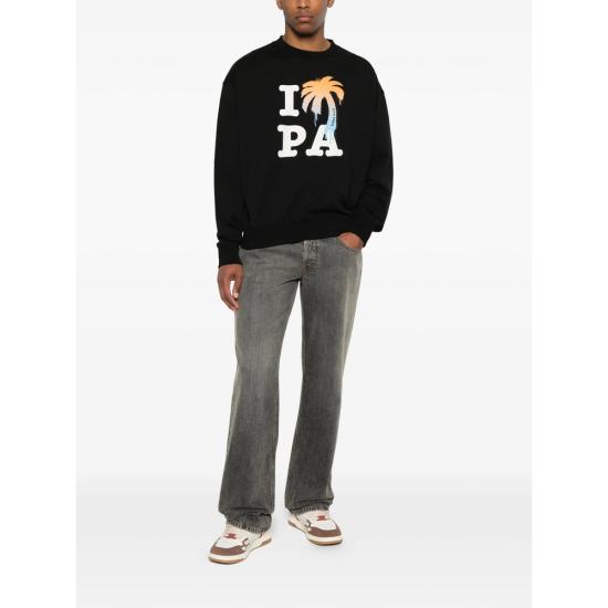 26SS 팜앤젤스 니트웨어 PMBA08HS26 FLE006 1001 BLACK - PALM ANGELS