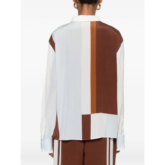 26SS 서 더 레이블 셔츠 SIR126 2013 METRO BROWN BLUE - SIR. THE LABEL