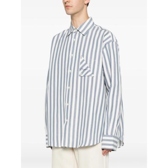 26FW 자크뮈스 긴팔 셔츠 SHM00624 AW00855 3JK BLUE - JACQUEMUS