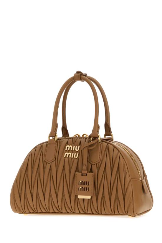 26FW 미우미우 토트백 5BB197AN88 F098L Camel - MIU MIU