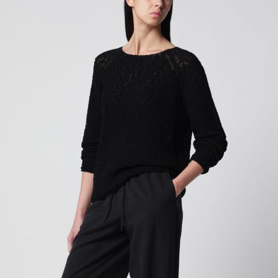 26SS 던스트 긴팔 티셔츠 UDSW6B225CO Black