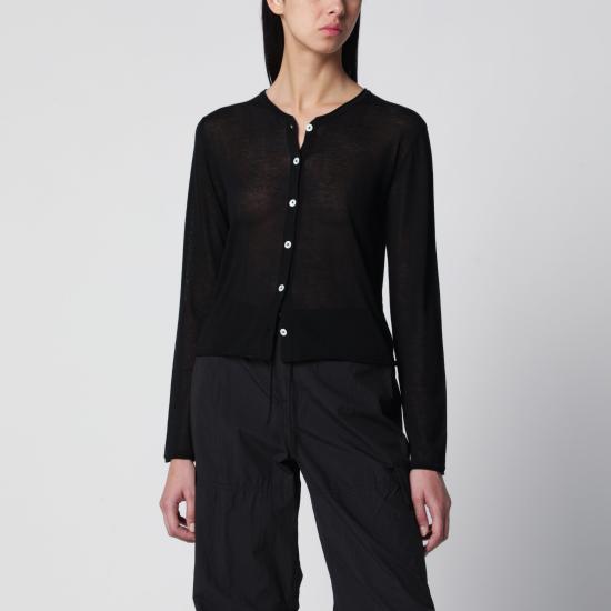 26SS 던스트 긴팔 티셔츠 UDSW6B222CO Black