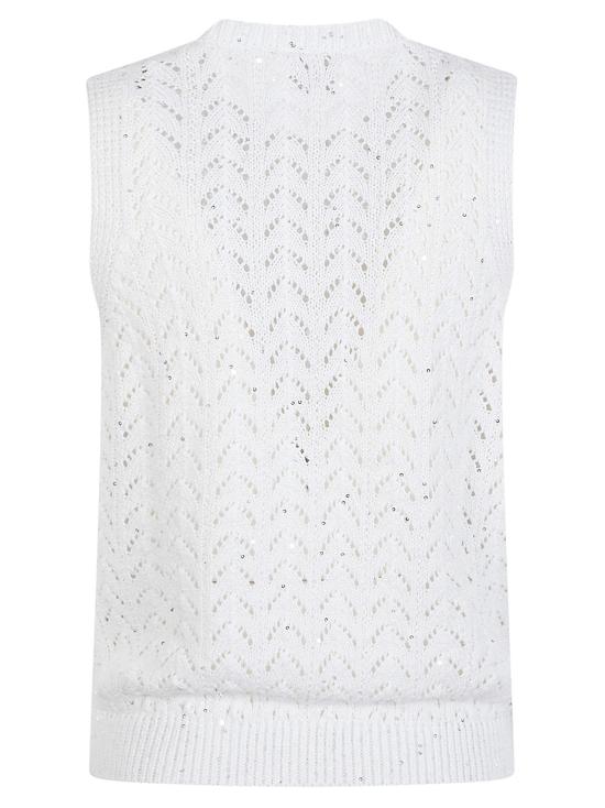 26SS 일레븐티 스웨터 M81MAGK25 MAG0K036 01 White - ELEVENTY