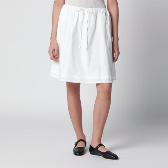 26SS 던스트 미디 스커트 UDSK6B225CO White