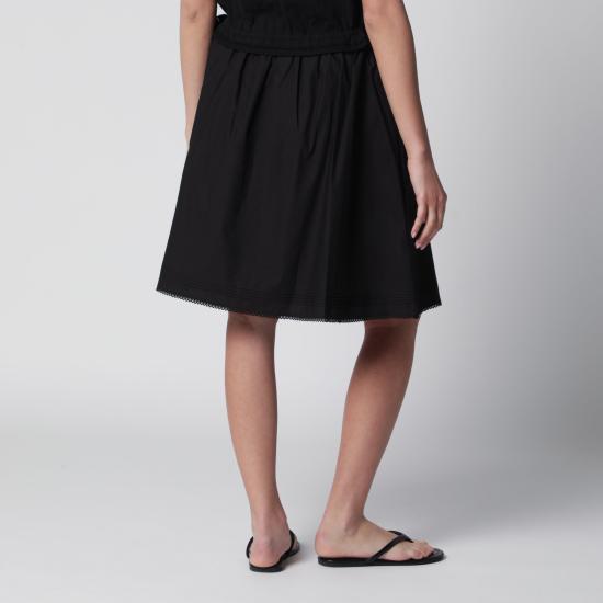 26SS 던스트 미디 스커트 UDSK6B225CO Black - DUNST