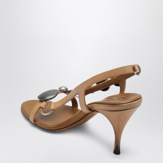 26SS 미우미우 샌들 5X675EA085537 Brown - MIU MIU