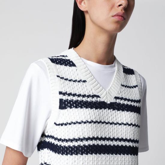 26SS 던스트 긴팔 티셔츠 UDSW6B130VI Blue - DUNST