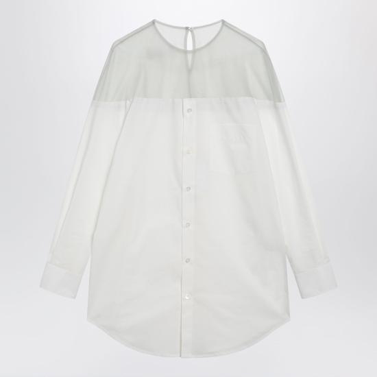 26SS MM6 메종마르지엘라 긴팔 티셔츠 S62NH0053M35256 White