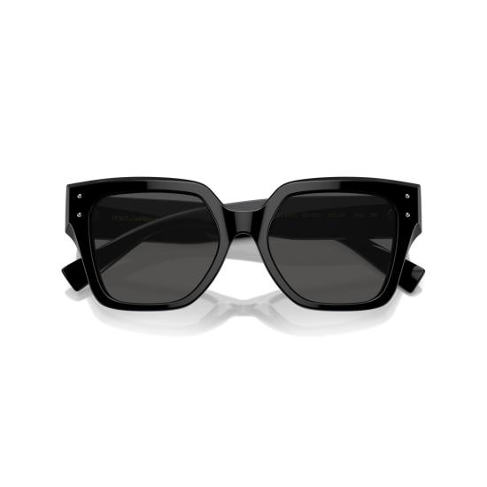26SS 돌체앤가바나 선글라스 0Dg4471 오버사이즈 스퀘어 프레임 블랙 아세테이트 - DOLCE & GABBANA