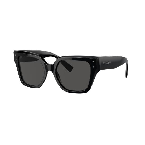 26SS 돌체앤가바나 선글라스 0Dg4471 오버사이즈 스퀘어 프레임 블랙 아세테이트 - DOLCE & GABBANA