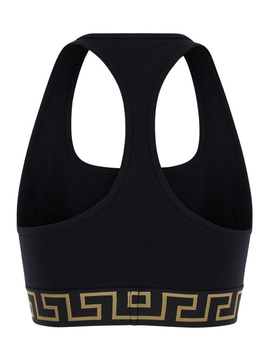 26FW 베르사체 트레이닝 티셔츠 AUD010391A10011A1008 Black - VERSACE