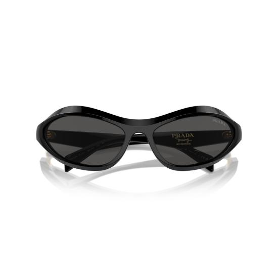 26SS 프라다 선글라스 0Pr A20s 타원형 블랙 아세테이트 - PRADA