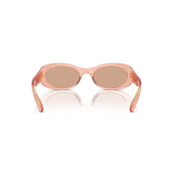 26SS 미우미우 선글라스 0Mu 06Zs 반투명 아세테이트 타원형 - MIU MIU