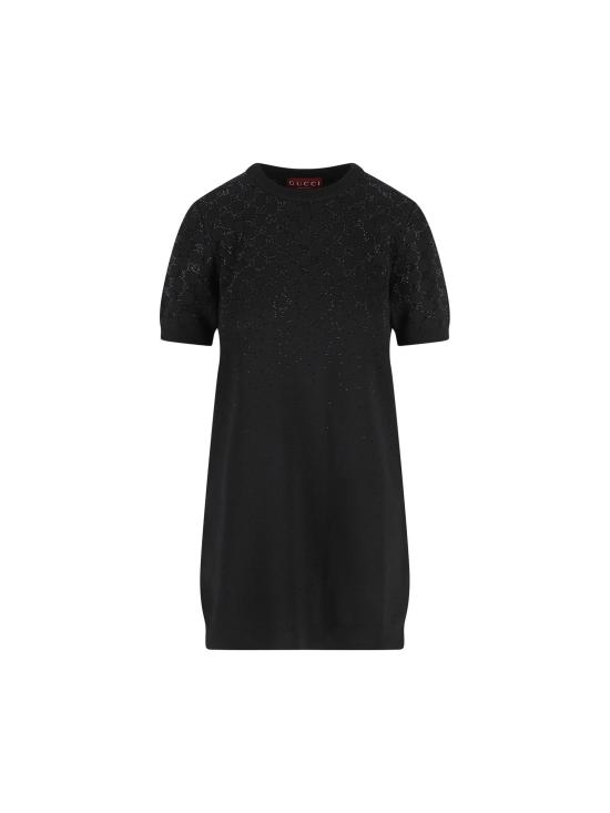 26FW 구찌 미디 원피스 852066XKFB31043 Black