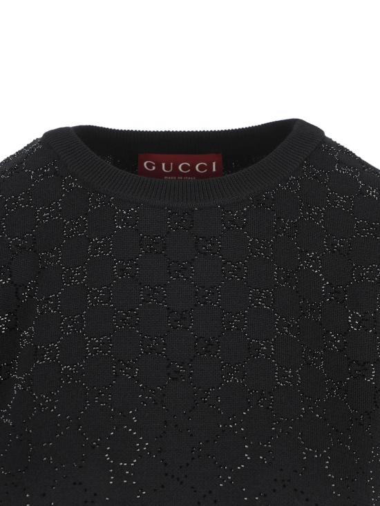 26FW 구찌 미디 원피스 852066XKFB31043 Black - GUCCI