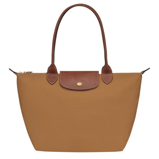 26SS 롱샴 르 플리아쥬 오리지널 M 숄더백 L2605089 Brown