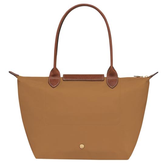 26SS 롱샴 르 플리아쥬 오리지널 M 숄더백 L2605089 Brown - LONGCHAMP