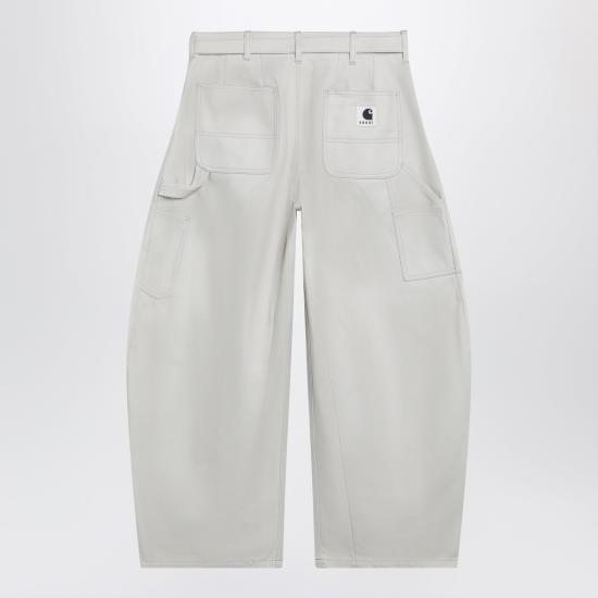 26SS 사카이 X 칼하트 WIP 스트레이트 팬츠 26 03992MDE White - SACAI X CARHARTT WIP