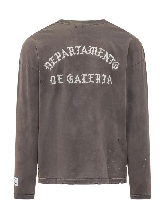 26SS 갤러리 디파트먼트 긴팔 티셔츠 TOP018 DIRTYBLACK DIRTY BLACK - GALLERY DEPT
