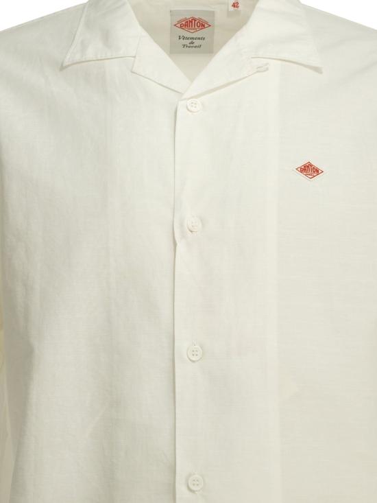 26SS 단톤 반팔 셔츠 DTB0436VCLWHITE - DANTON