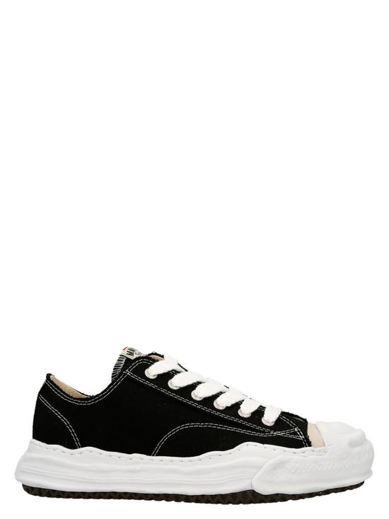 26SS 메종 미하라 야스히로 행크 OG 솔 캔버스 로우탑 A05FW702BLACK