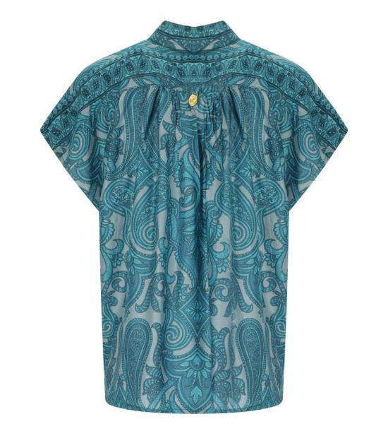 26SS 파이에사 포르멘테라 블라우스 CA2610 0219 S M Light Blue - PAHIESA FORMENTERA