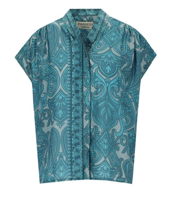 26SS 파이에사 포르멘테라 블라우스 CA2610 0219 S M Light Blue