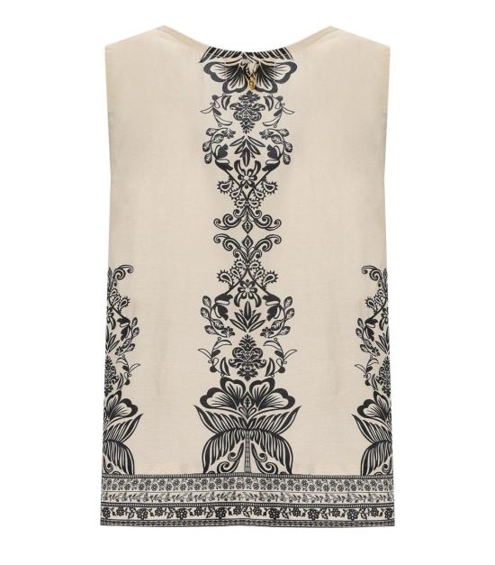 26SS 파이에사 포르멘테라 민소매 티셔츠 TPG2602 0100 S M Beige - PAHIESA FORMENTERA