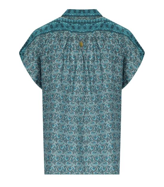 26SS 파이에사 포르멘테라 블라우스 CA2610 0218 S M Light Blue - PAHIESA FORMENTERA