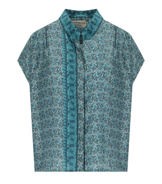 26SS 파이에사 포르멘테라 블라우스 CA2610 0218 S M Light Blue