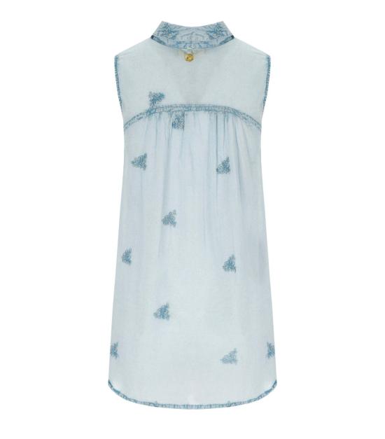 26SS 파이에사 포르멘테라 블라우스 CA6077 0035 S M Light Blue - PAHIESA FORMENTERA