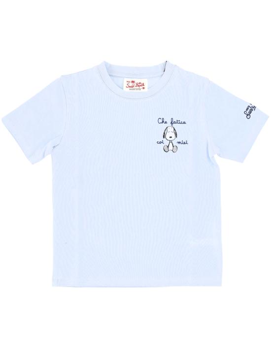 26SS [키즈] 세인트바쓰 티셔츠 PORTOFINOJR 00388L SNOOPY FATICA 31 EMB