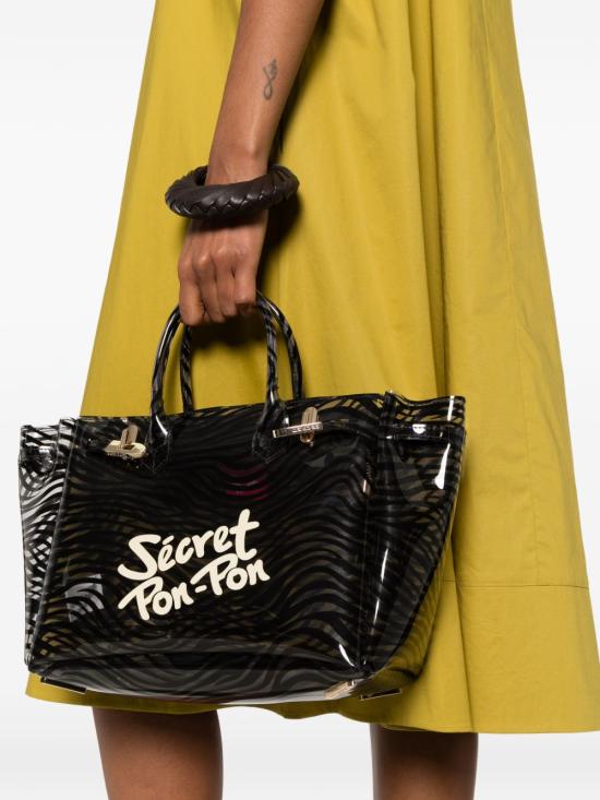26SS 시크릿 폰 폰 토트백 BRIGITTEANIMALIER ZEBRA Black - SECRET PON PON