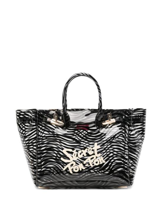 26SS 시크릿 폰 폰 토트백 BRIGITTEANIMALIER ZEBRA Black