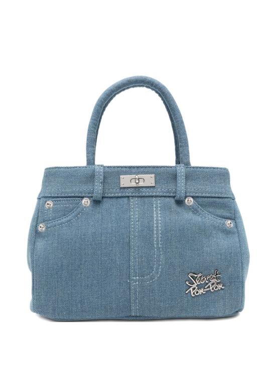 26SS 시크릿 폰 폰 토트백 BAGPOCHE JEANS Clear Blue