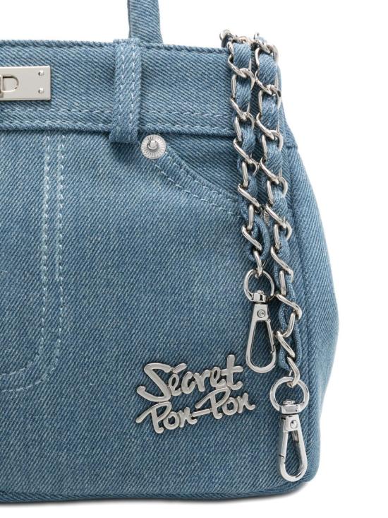 26SS 시크릿 폰 폰 토트백 BAGPOCHE JEANS Clear Blue - SECRET PON PON