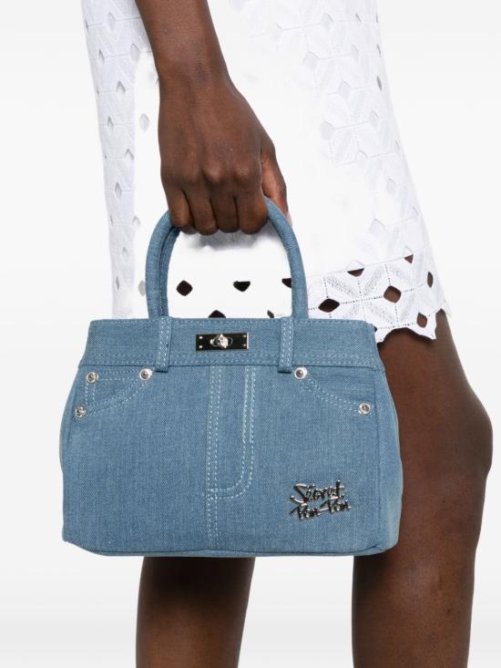 26SS 시크릿 폰 폰 토트백 BAGPOCHE JEANS Clear Blue - SECRET PON PON