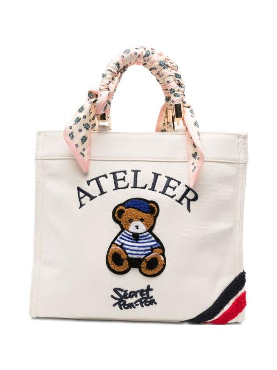 26SS 시크릿 폰 폰 토트백 SAINTTROPEZBAGM ECRU Beige