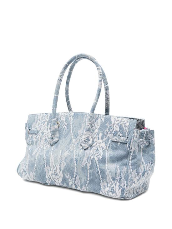 26SS 시크릿 폰 폰 토트백 GRACEMLACE DENIM Blue - SECRET PON PON