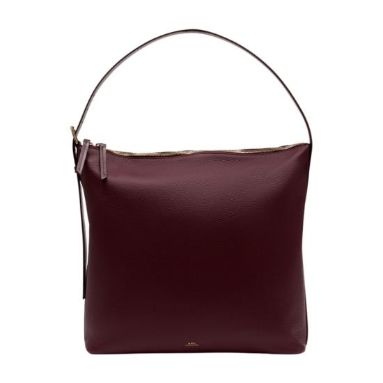 26FW 아페쎄 베라 레더 토트 백 PXCBL F67029 GAE burgundy