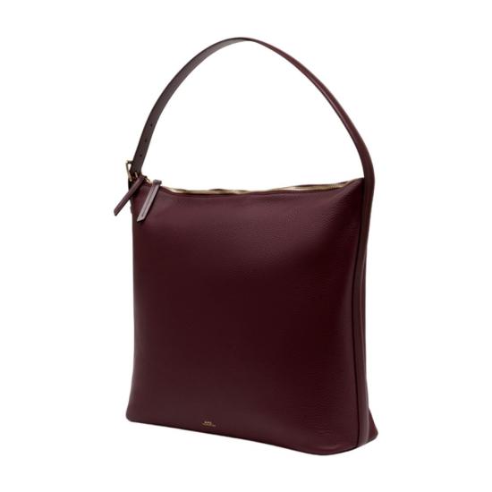 26FW 아페쎄 베라 레더 토트 백 PXCBL F67029 GAE burgundy - A.P.C.