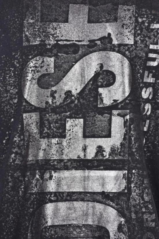  디젤 후드 티셔츠 남성용 스웨트셔츠 - 회색 - DIESEL