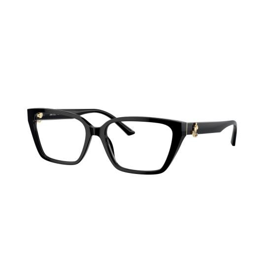 26SS 지미추 안경 0Jc3008 직사각형 블랙 아세테이트 - JIMMY CHOO