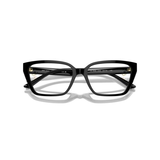 26SS 지미추 안경 0Jc3008 직사각형 블랙 아세테이트 - JIMMY CHOO
