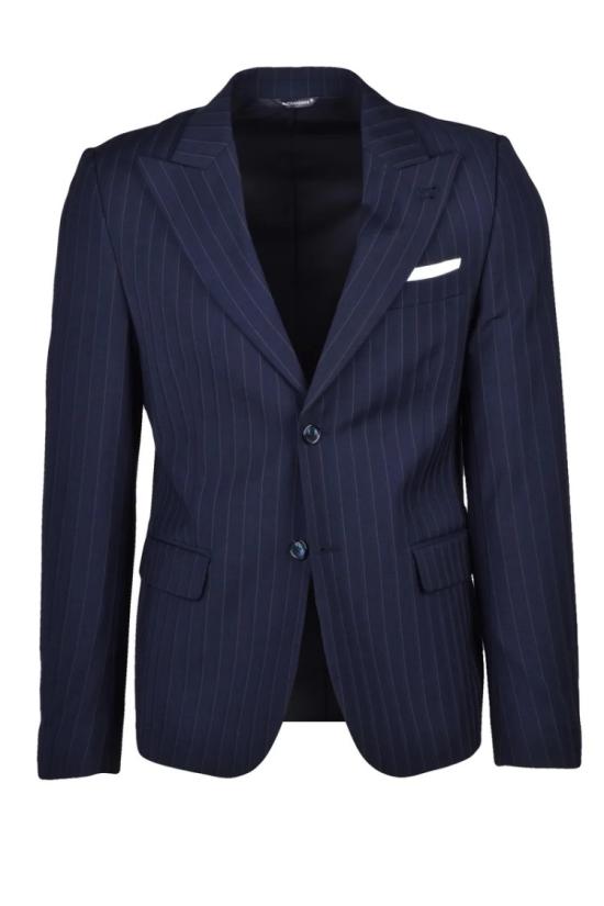 25SS Grey Daniele Alessandrini 수트 자켓 울 스트레치 재킷 - 블루