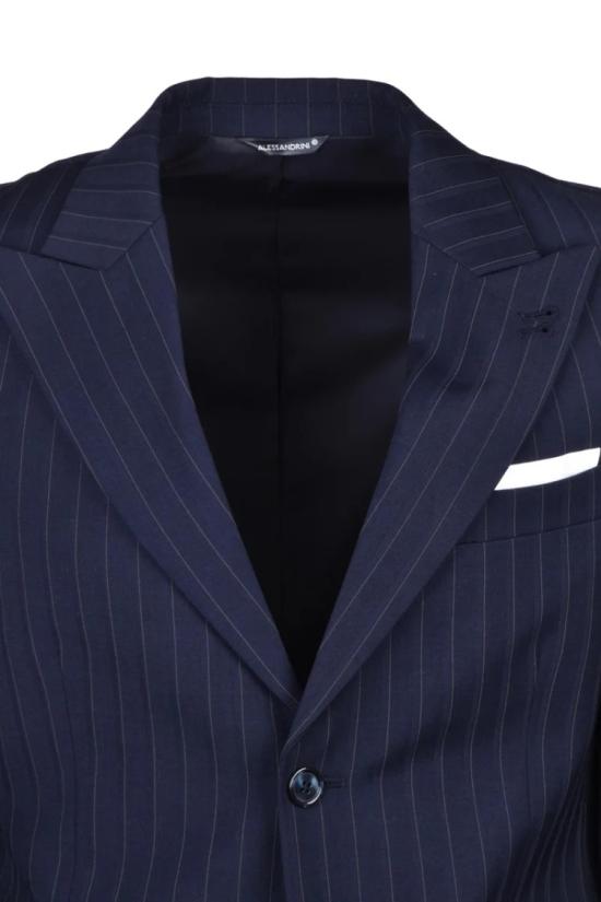 25SS Grey Daniele Alessandrini 수트 자켓 울 스트레치 재킷 - 블루 - DANIELE ALESSANDRINI